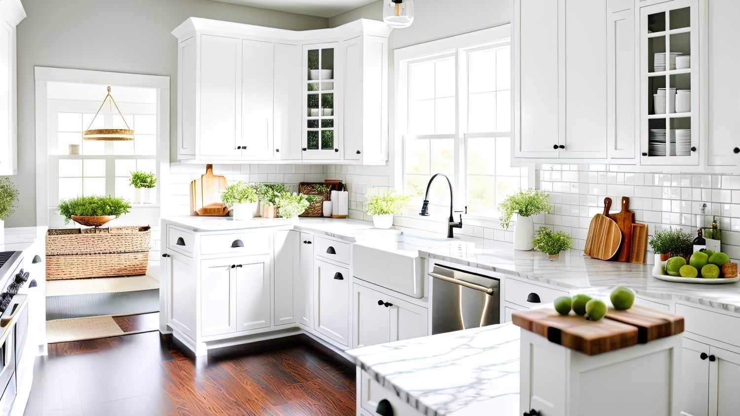 Modern kitchen interior