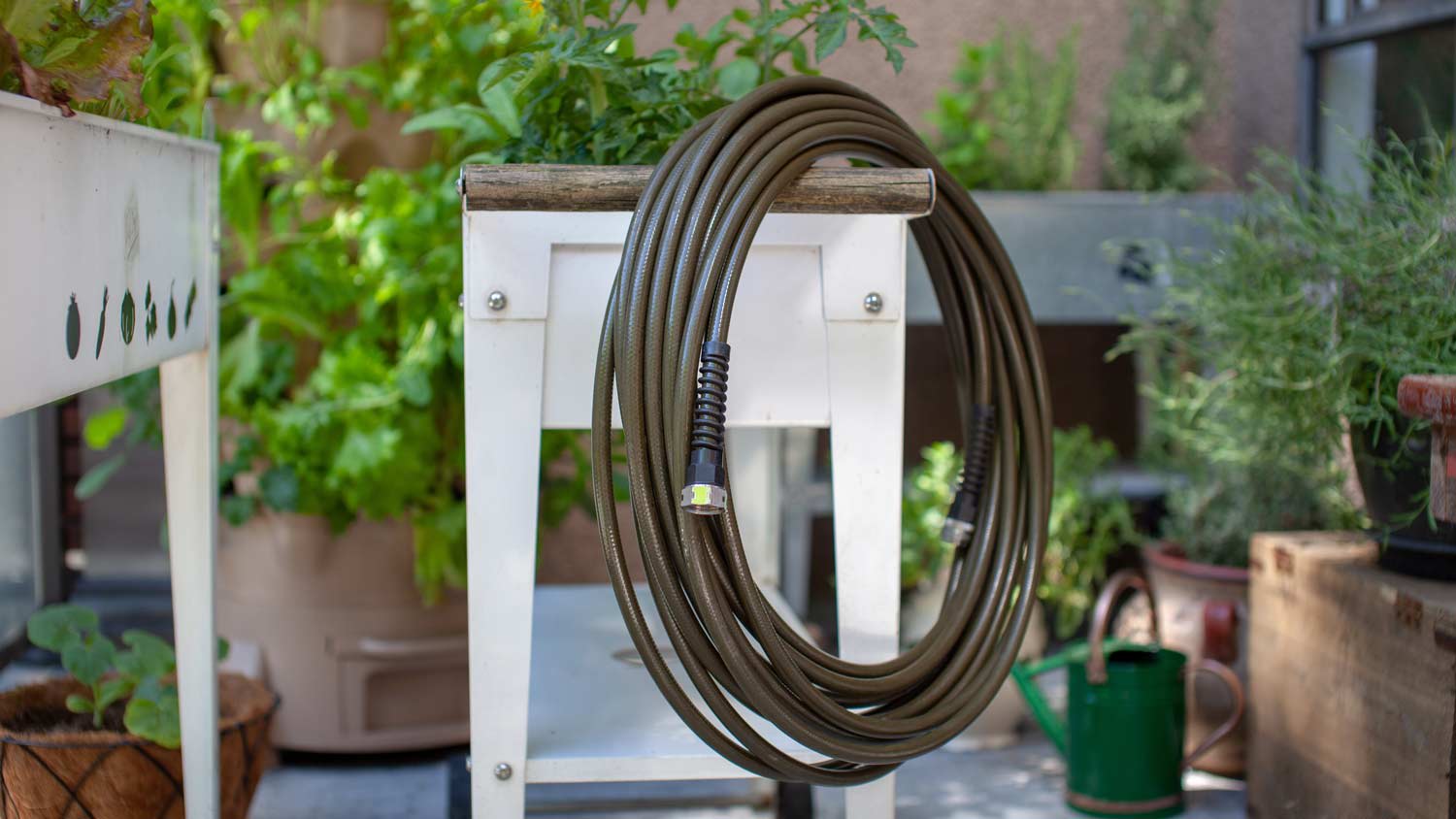 garden hose hanging