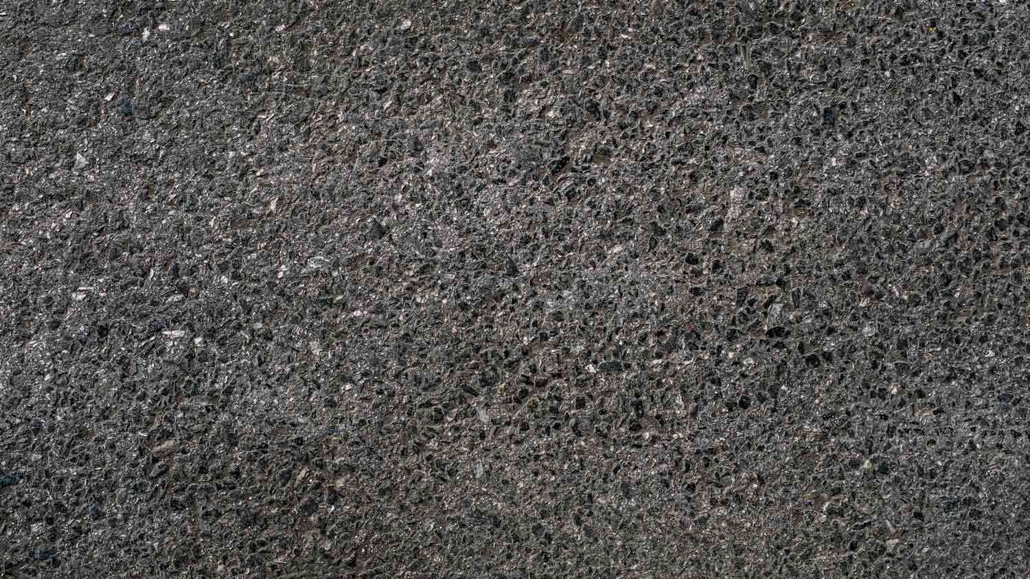 close up porous asphalt