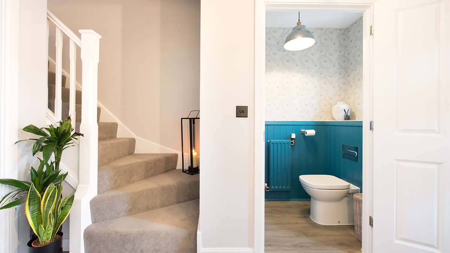 small additional bathroom in home