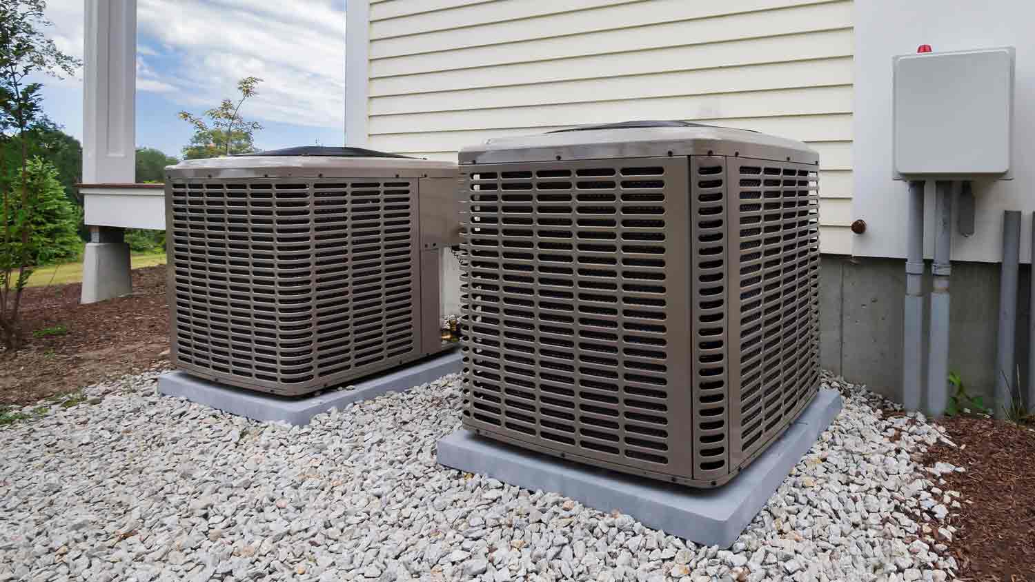 hvac units outside home