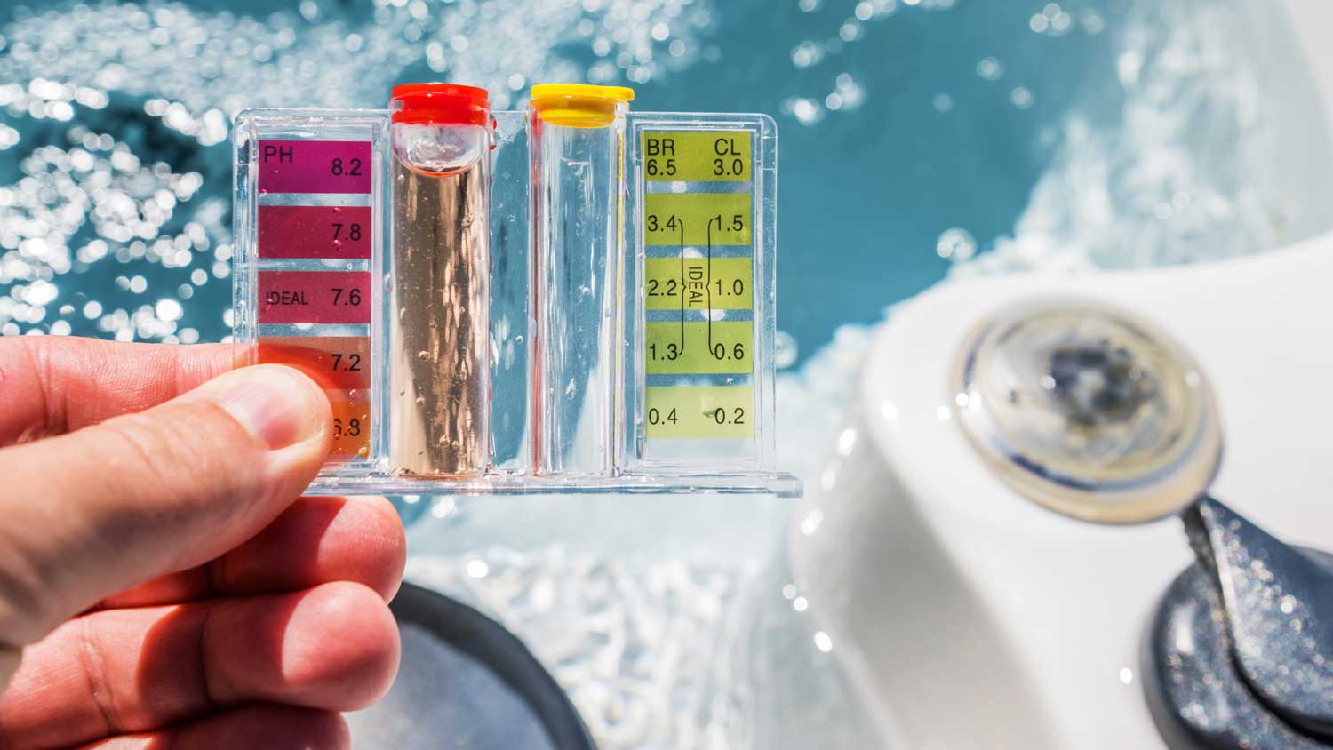 hot tub quality chemical testing