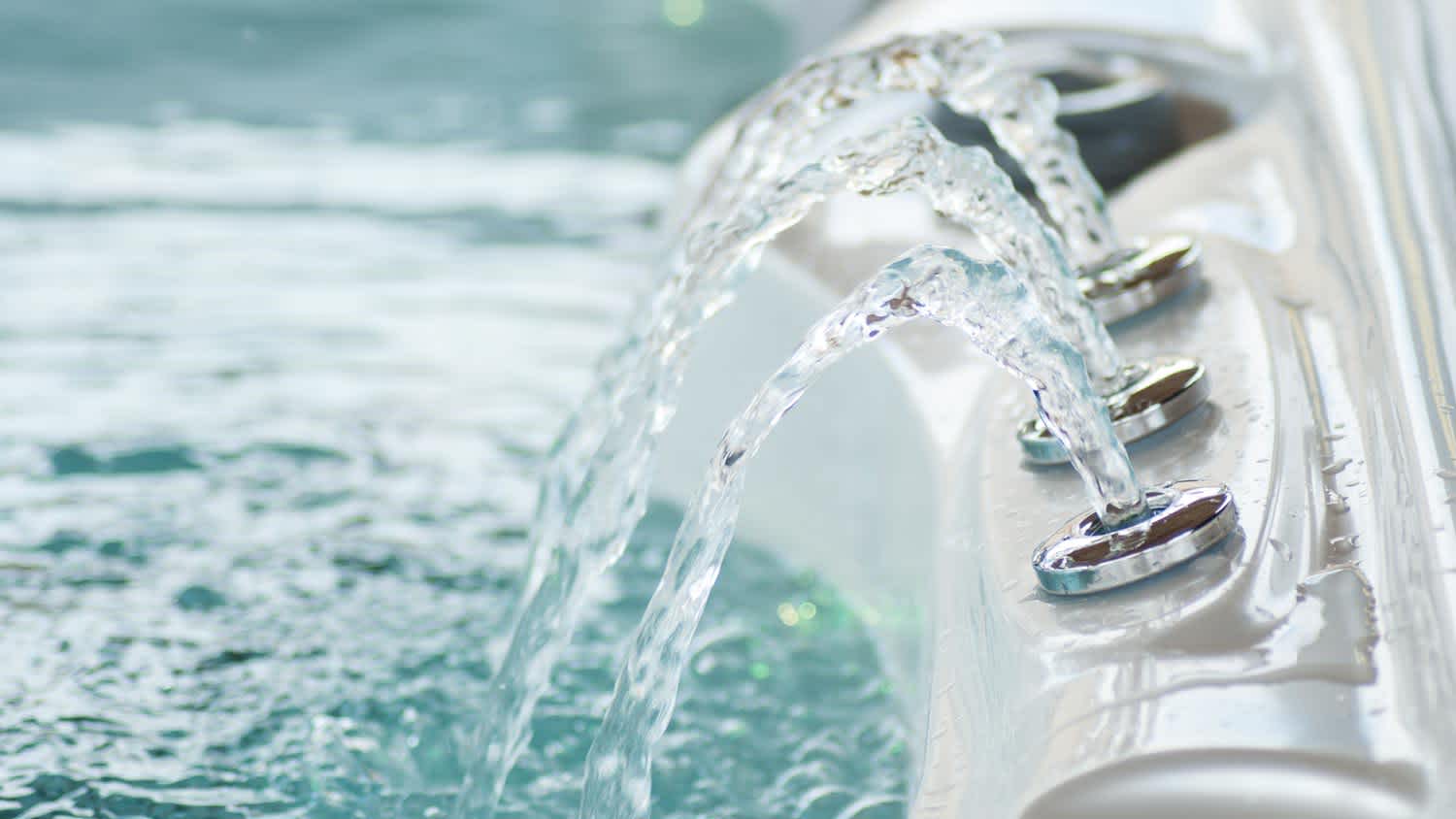 jet water in swim spa