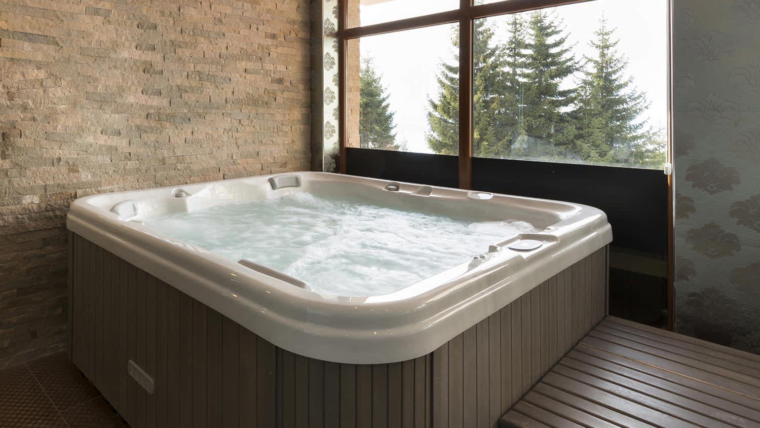 Hot tub indoors