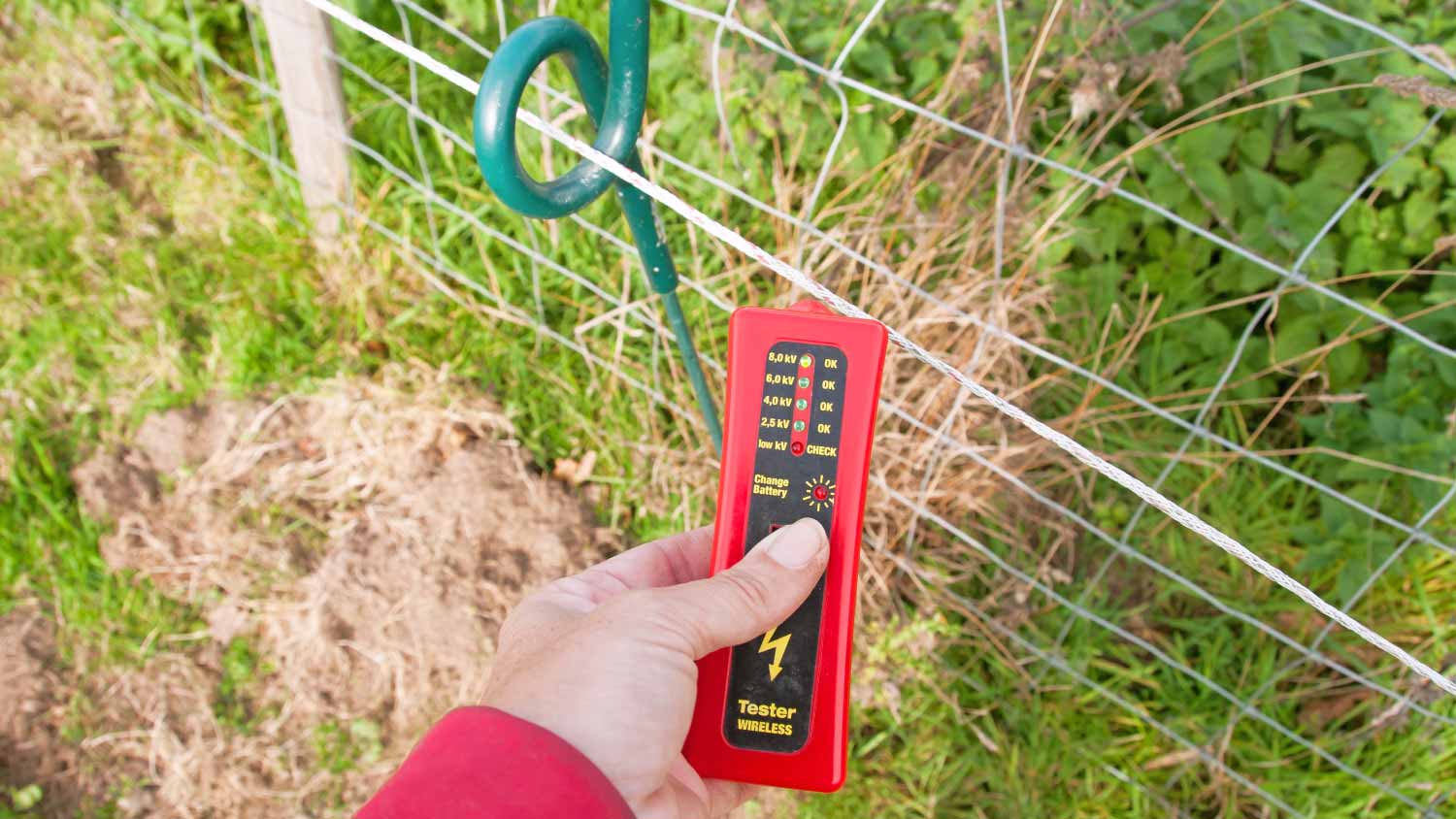 Electric fence tester