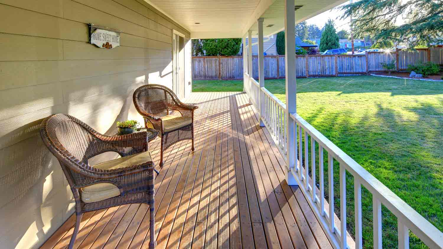 house with wrap around porch