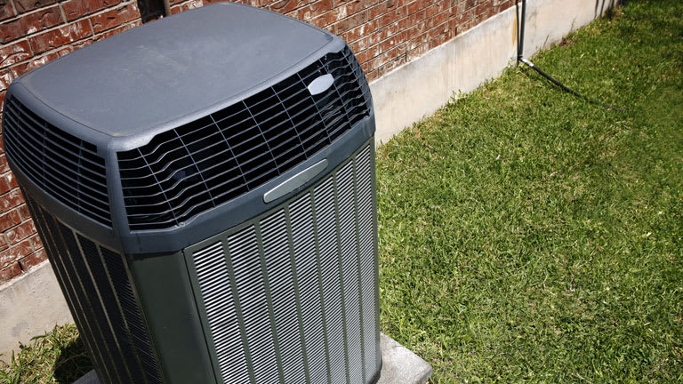 HVAC unit outside of home