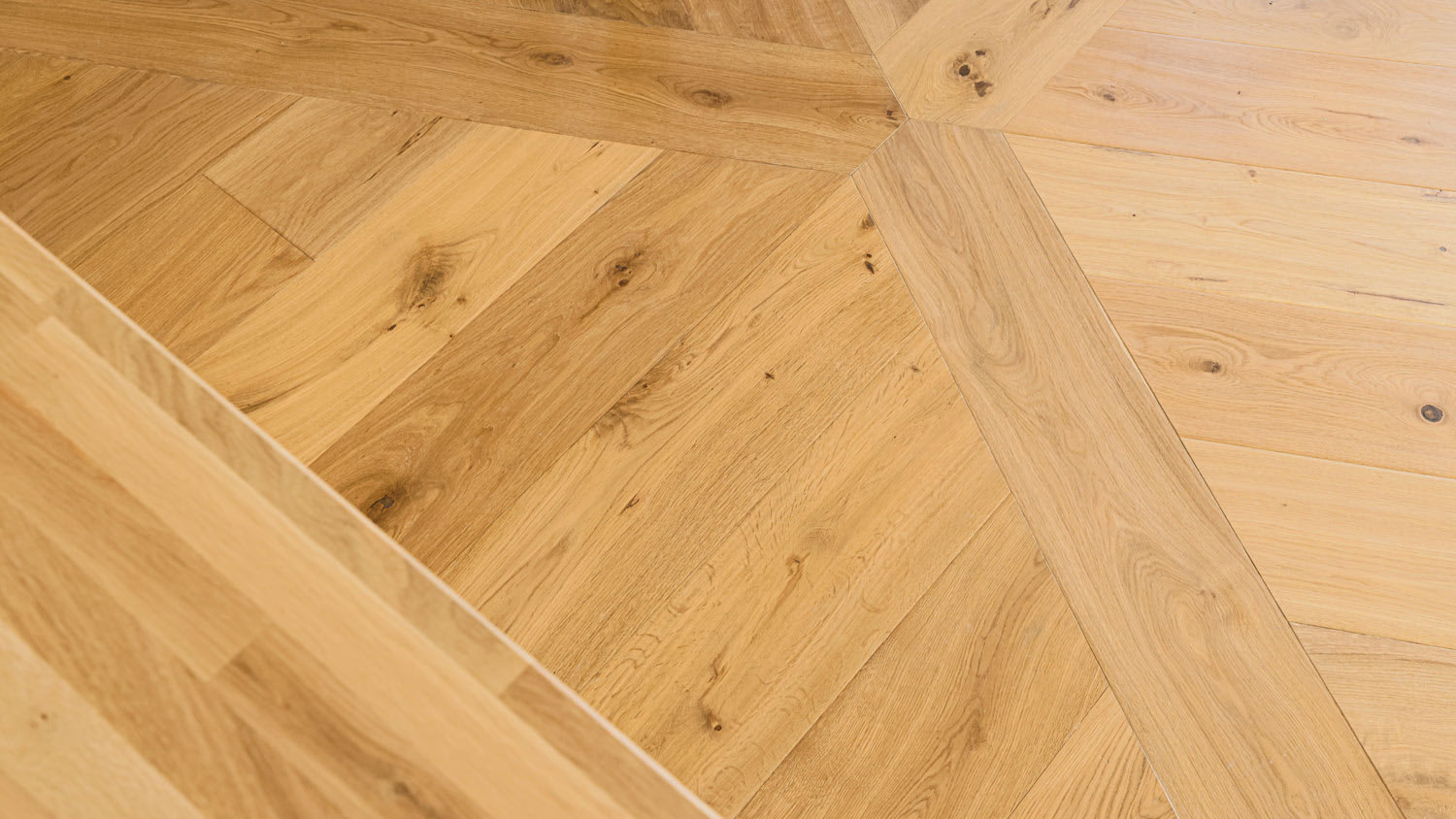 Detail of floor made of wooden planks