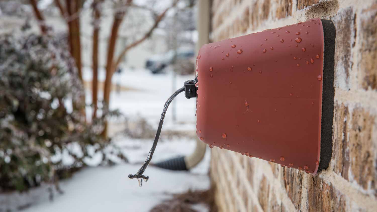 Outdoor faucet cover