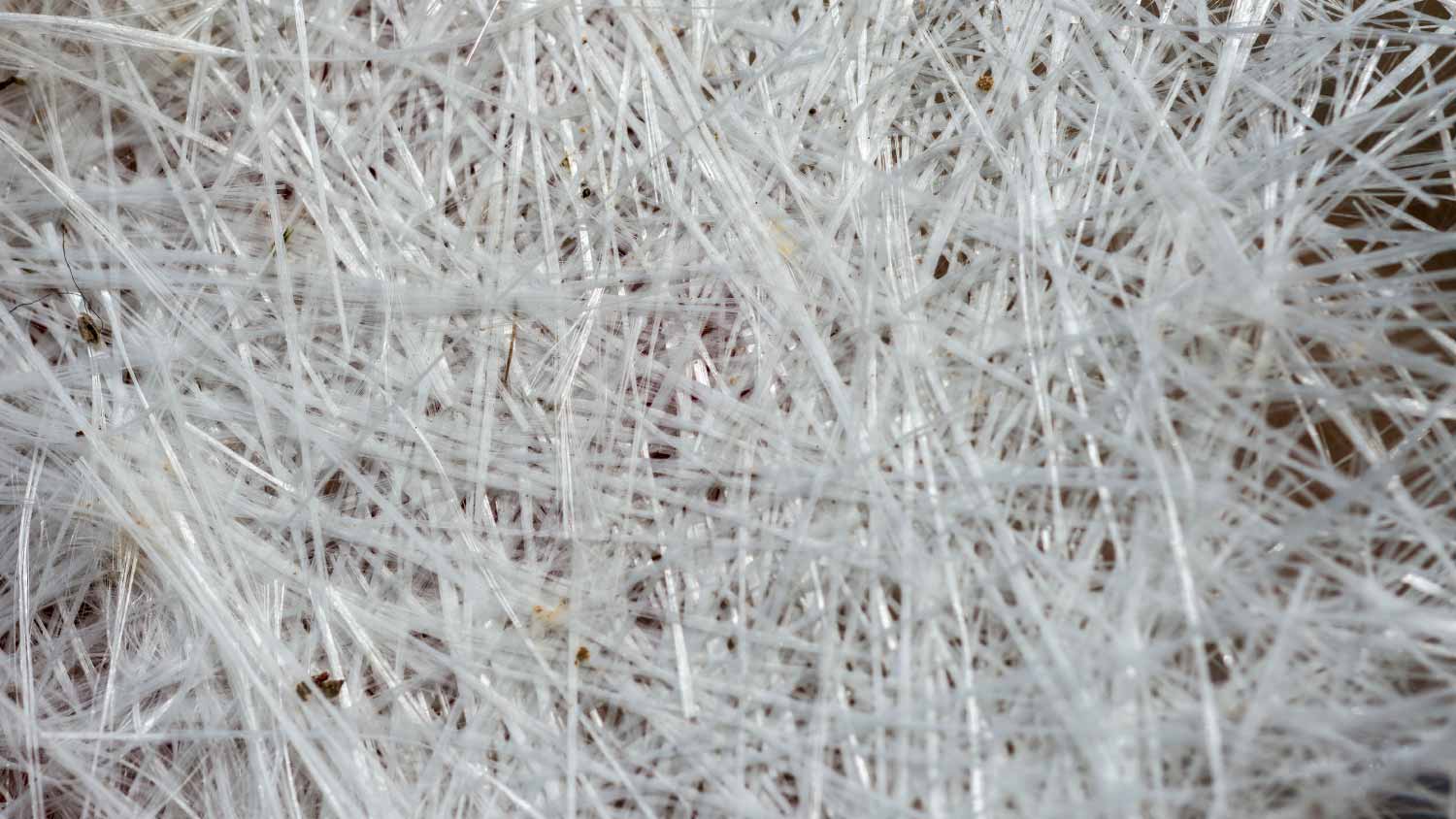 White fiberglass background