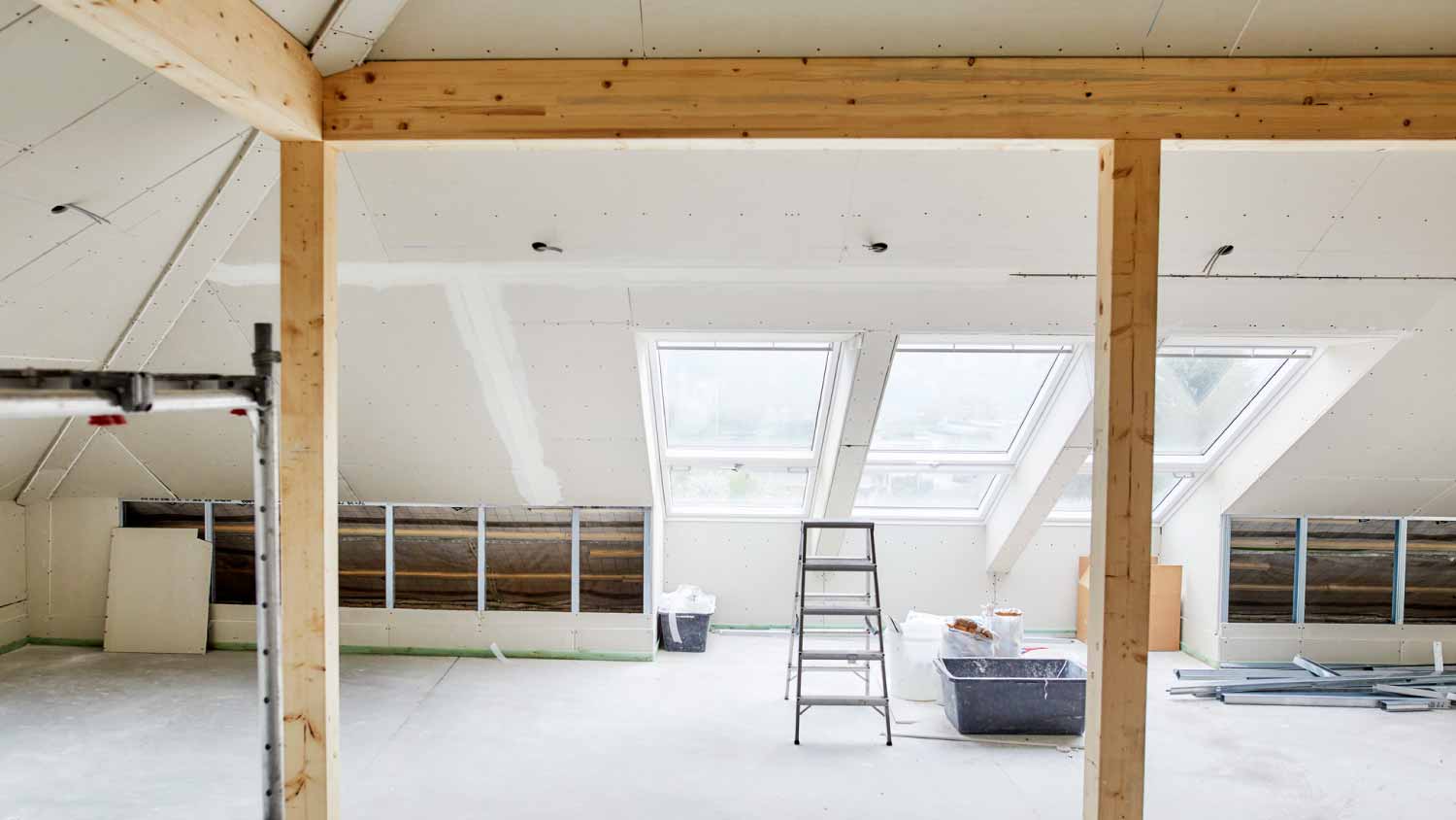 Attic under construction