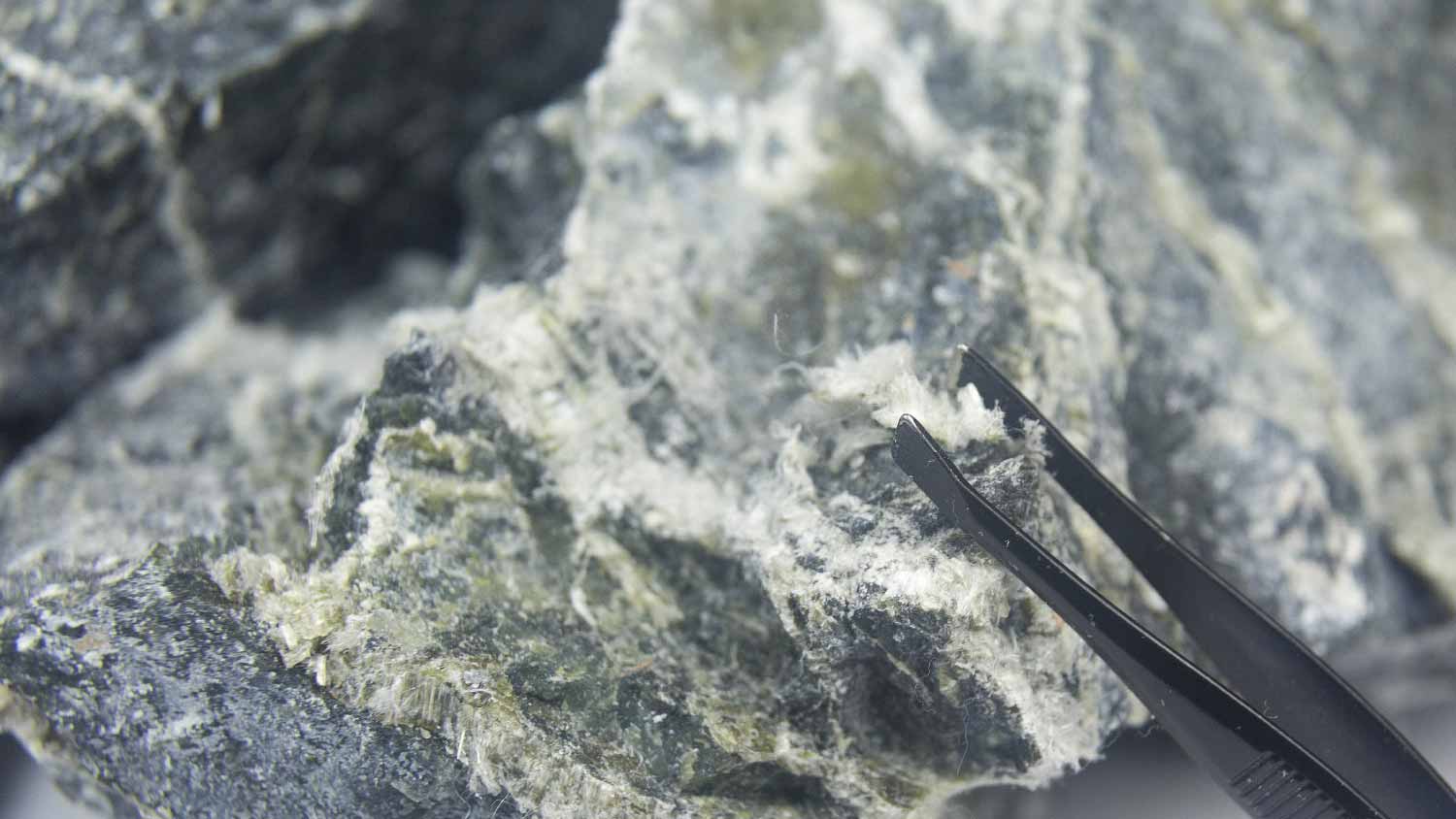 Chrysotile asbestos fiber