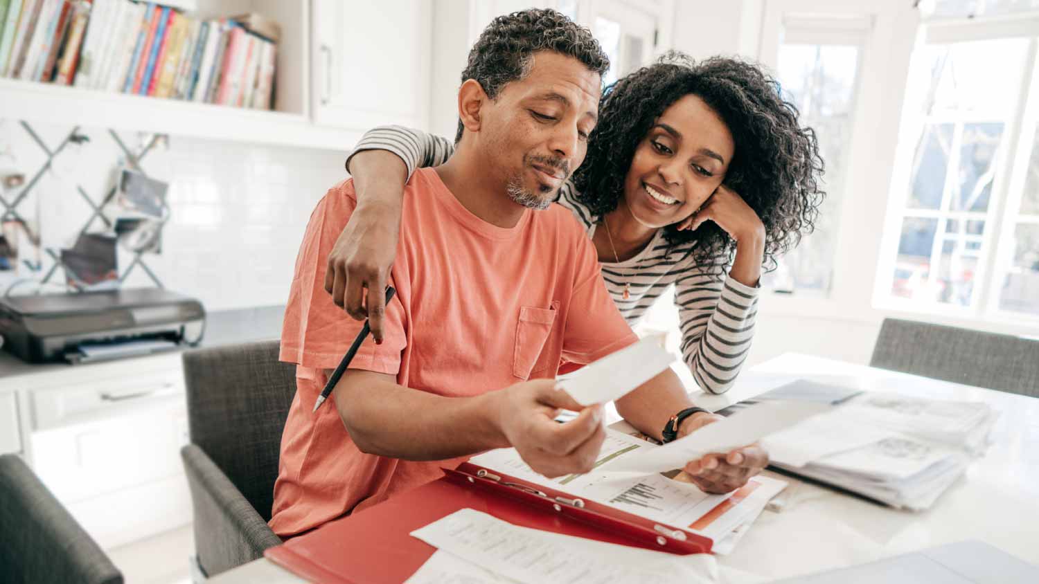 Couple planning budget