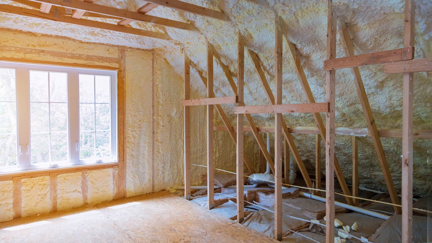 Thermal insulation at a new house
