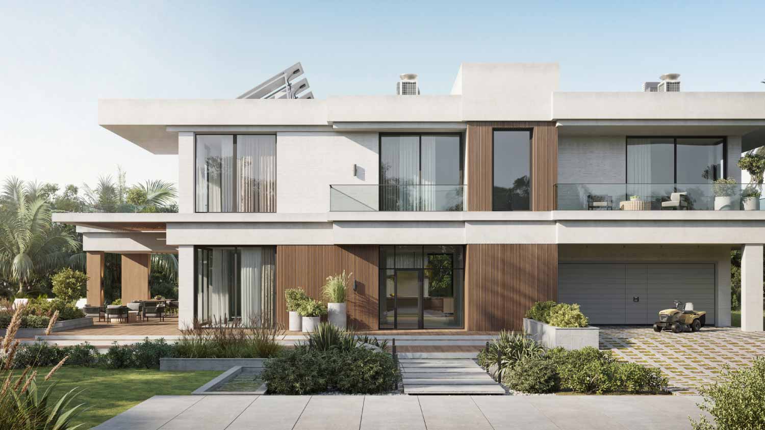 Large villa with two floors