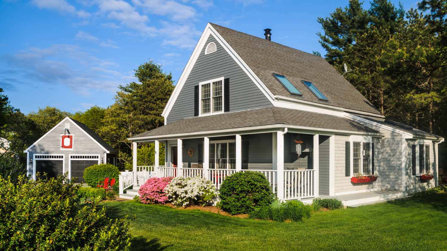A small Cape Cod style home
