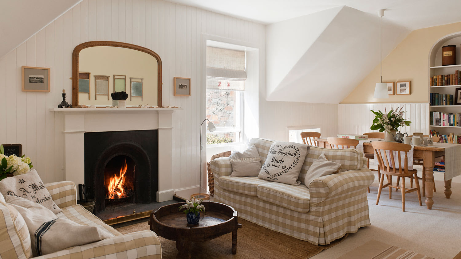 Warm cozy living room