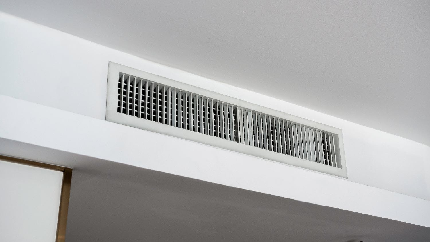 An air vent installed on a wall