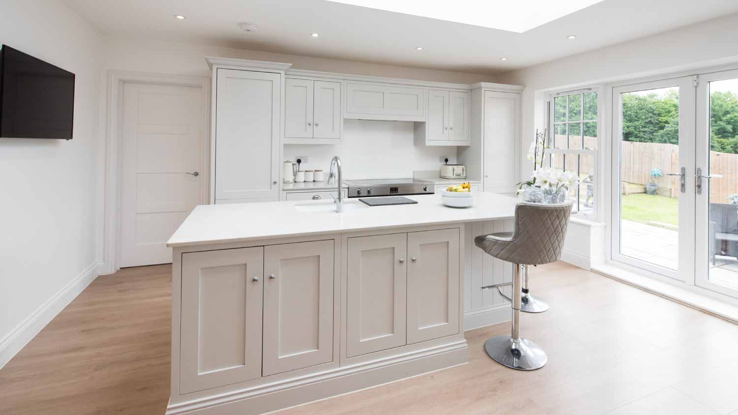 Interior view of a kitchen