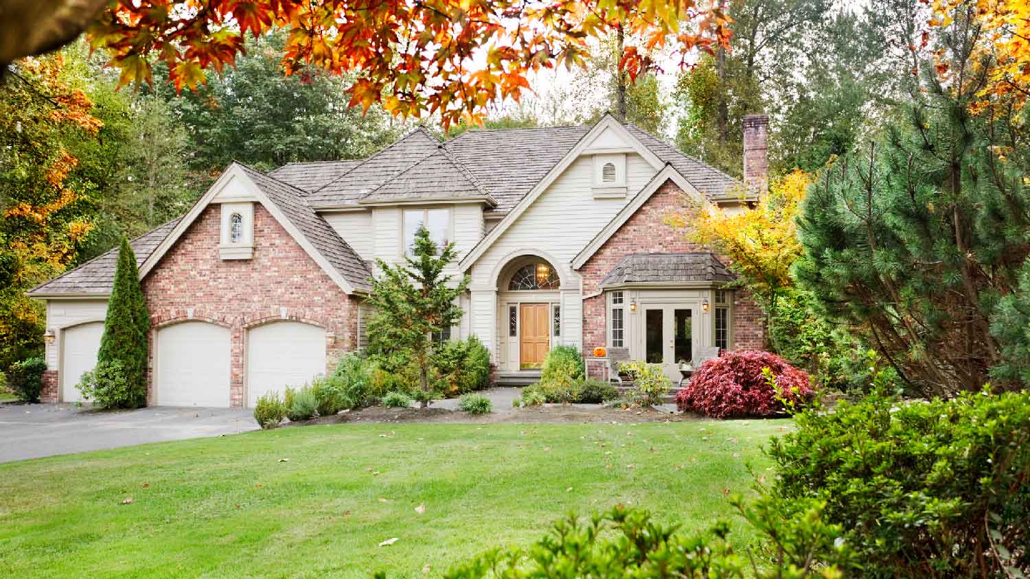 A single family home in the suburbs
