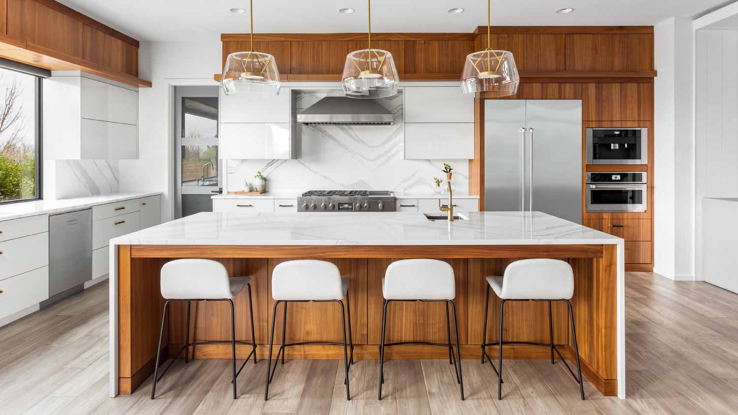 Beautiful kitchen in new luxury home