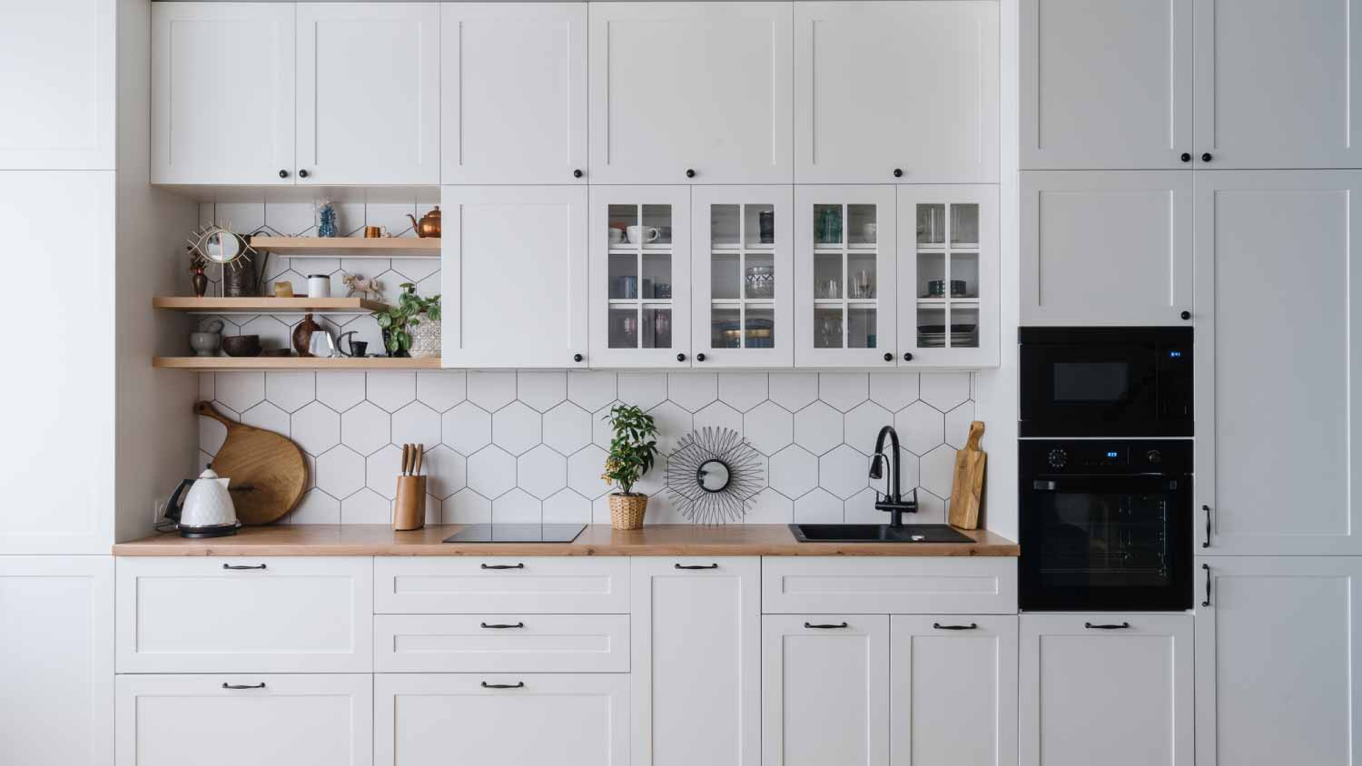 Modern home kitchen interior