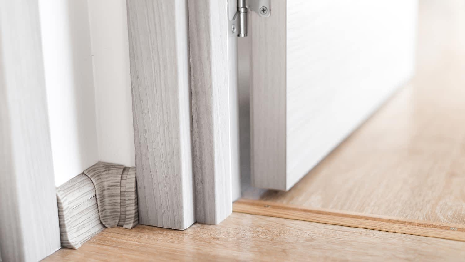 Close-up of a door jamb