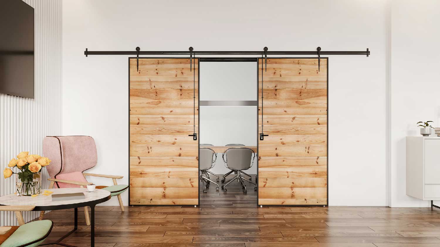 A barn door