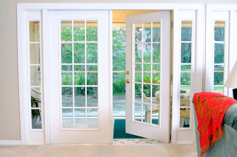White french doors