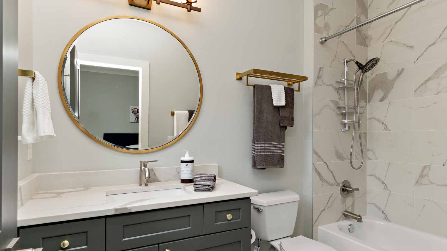 Modern bathroom interior