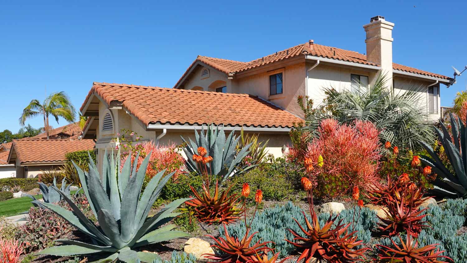 A house with a stunning yard