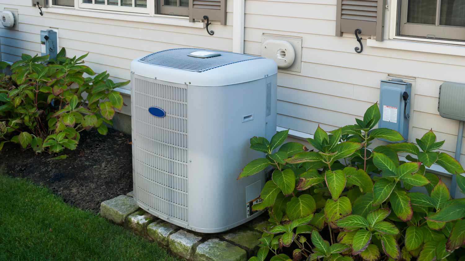 hvac unit outside summer home