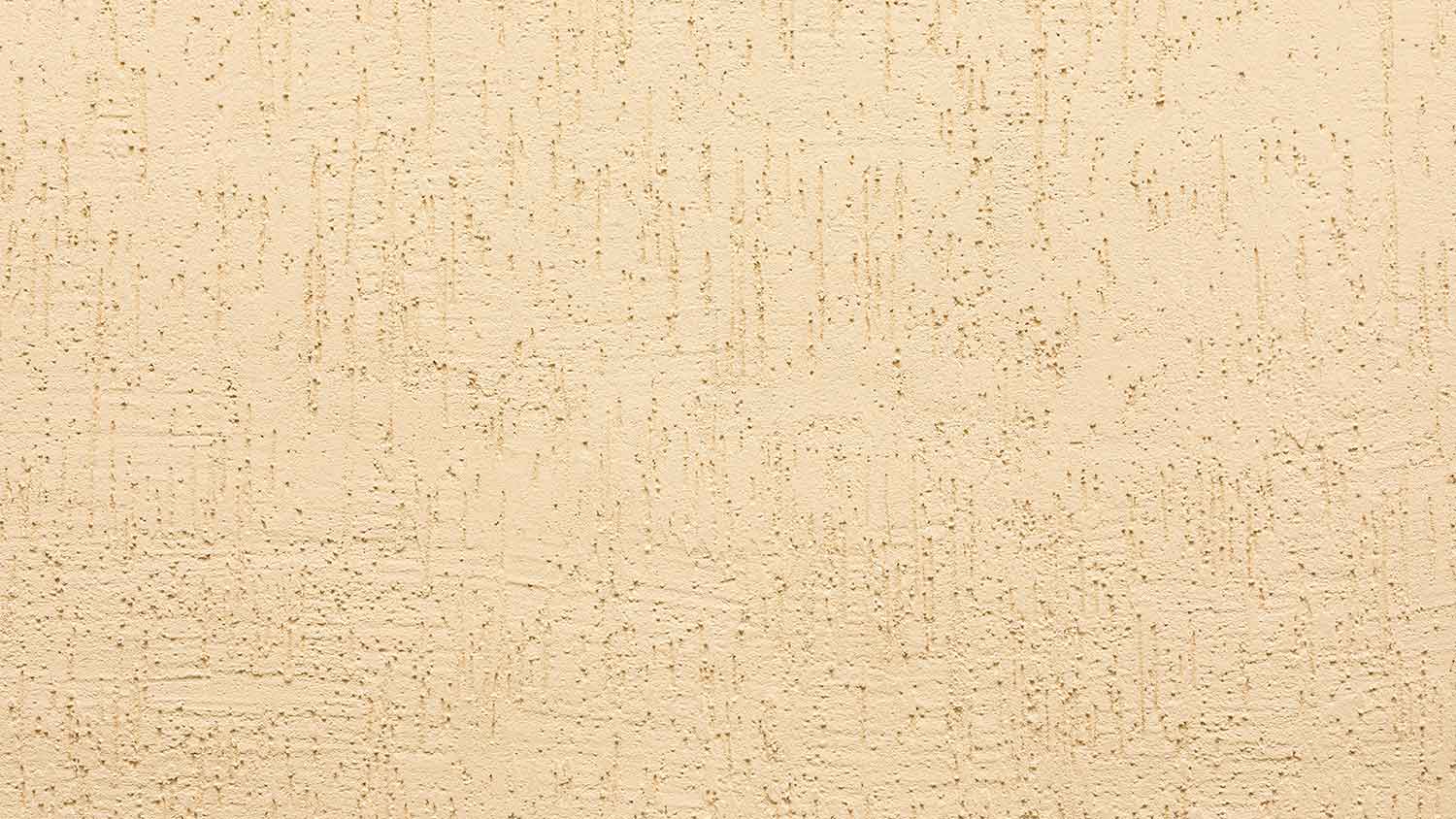 Wall with scrapped plaster finish
