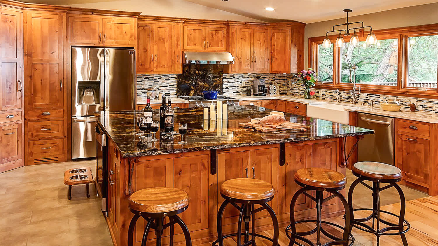 Wooden luxury kitchen