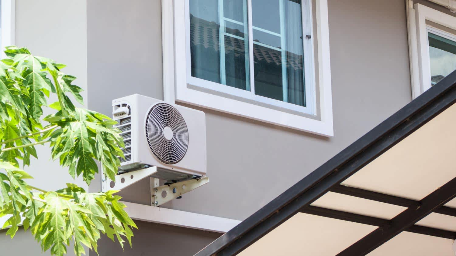 Air conditioner compressor outdoor