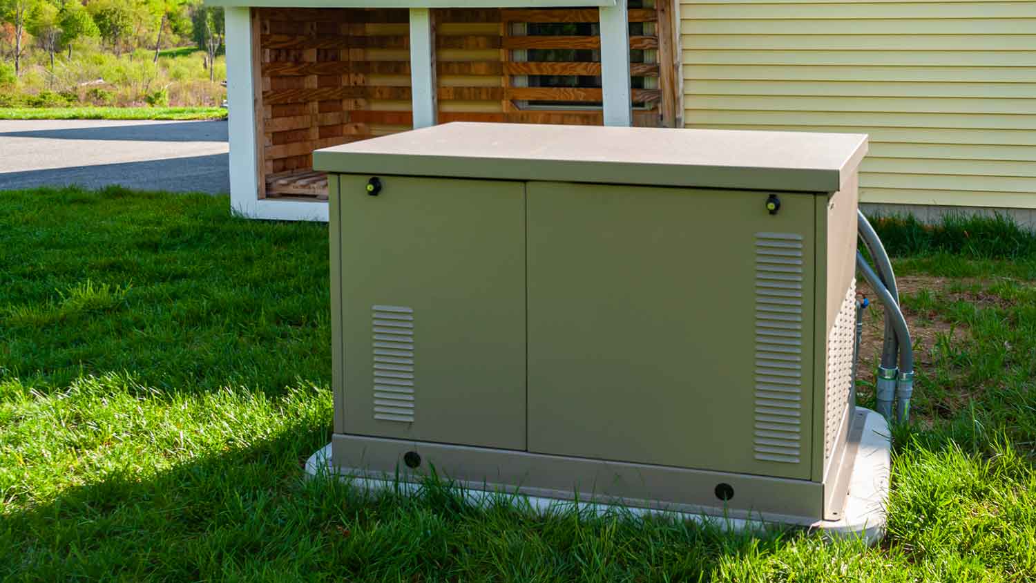A residential standby generator