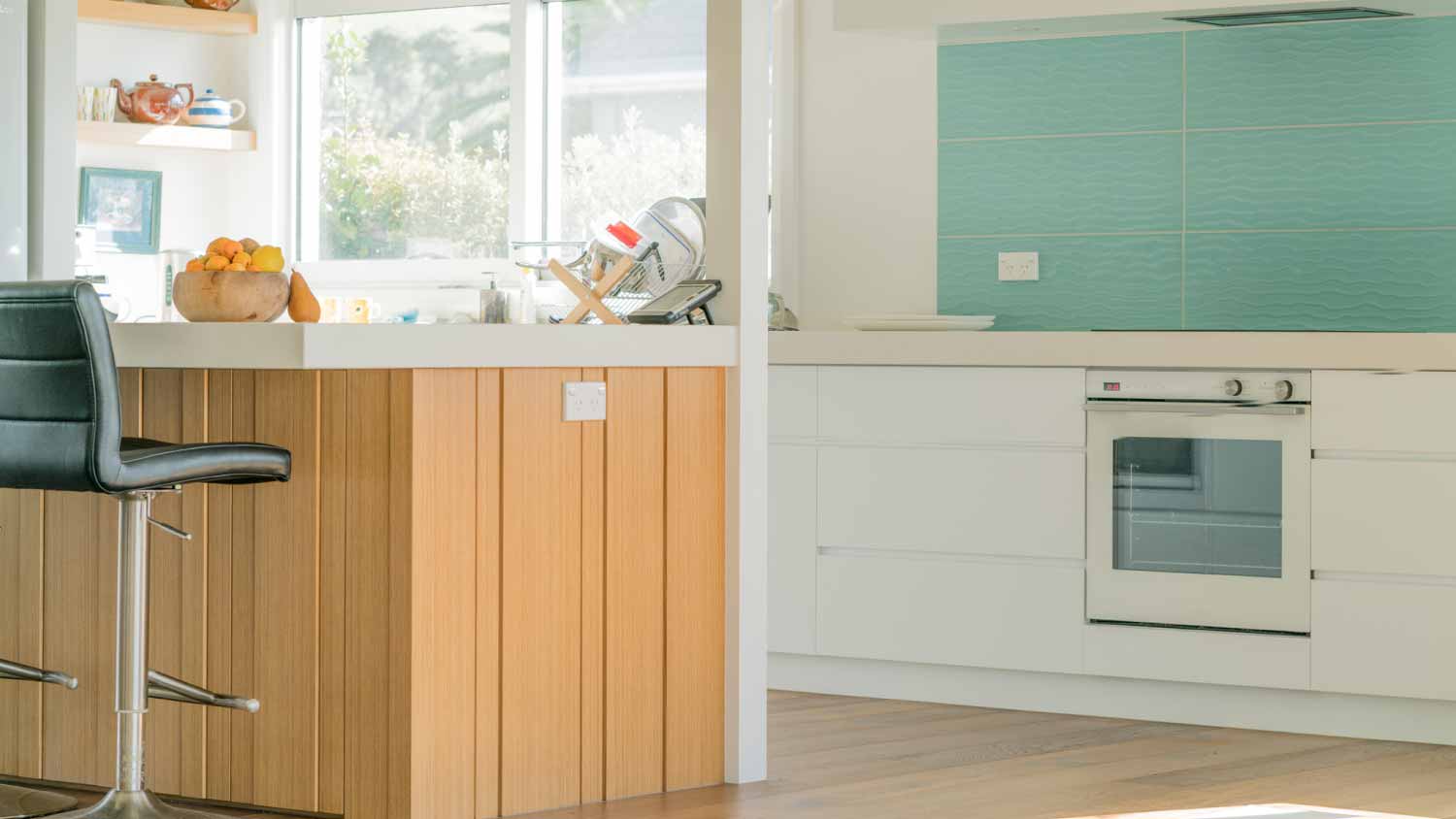 Modern open plan kitchen