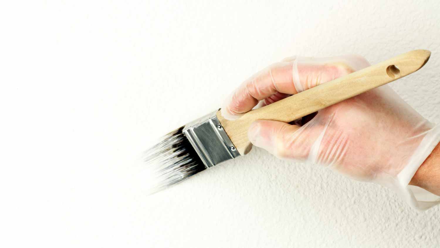 Home touch up painting off-white