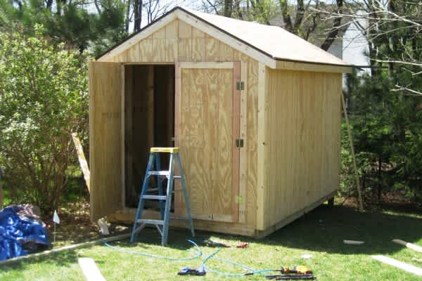 A handyman should be able to construct an outdoor storage shed