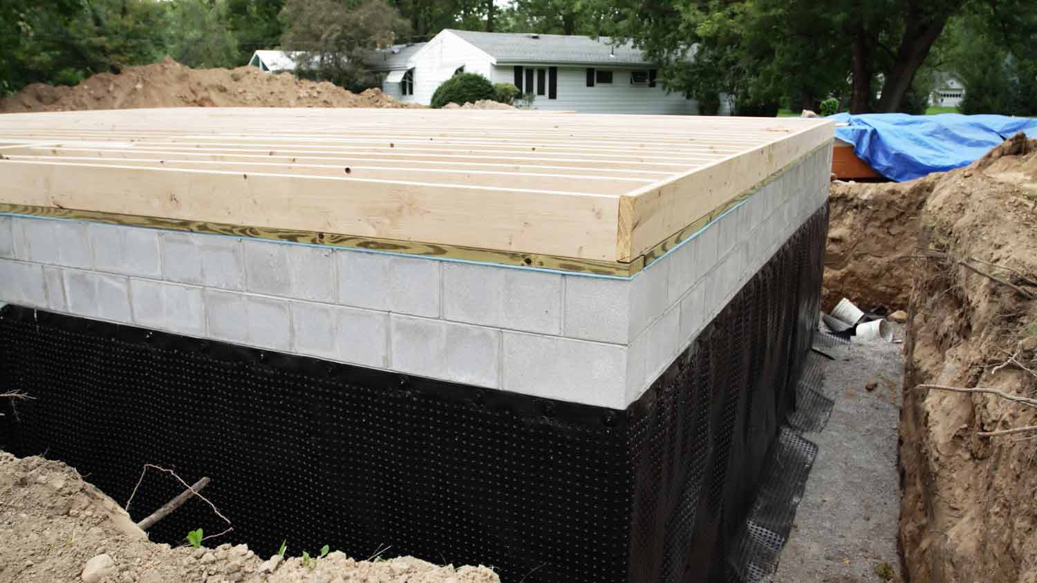 basement foundation waterproofing