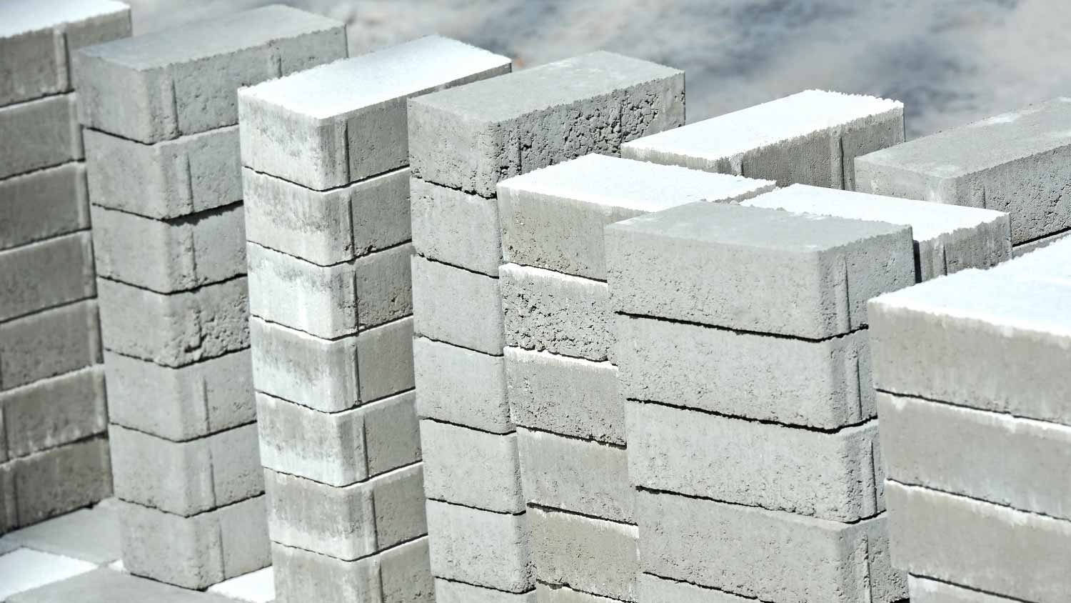 Stack of paving stone