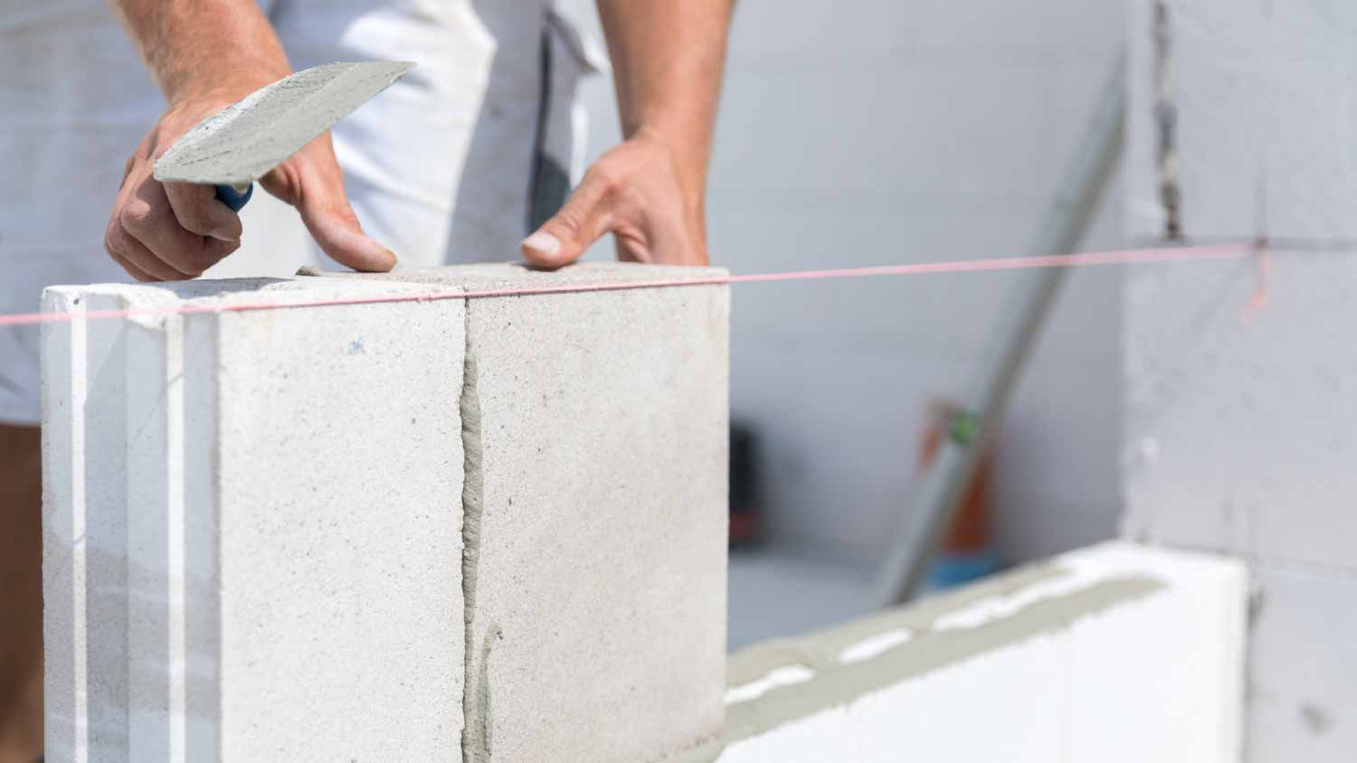 Worker on construction site