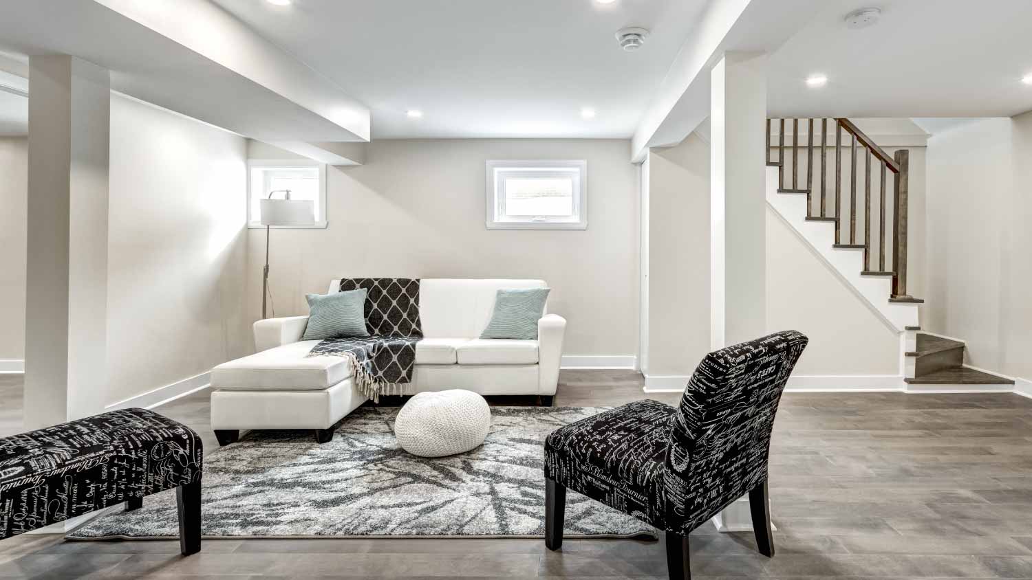 Completely renovated basement