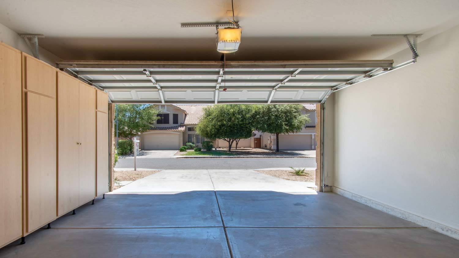open garage door