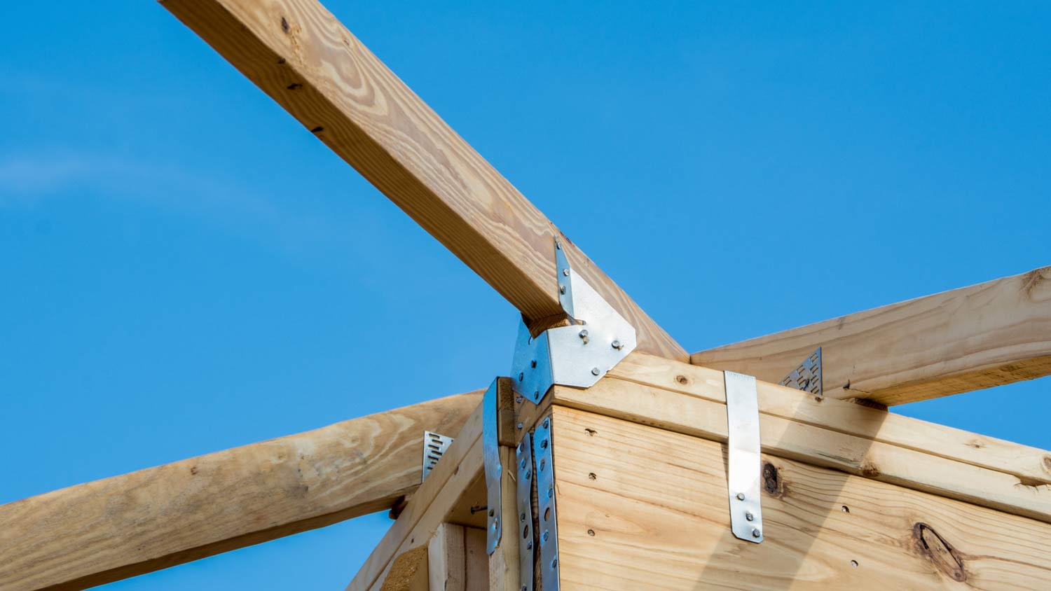 rafters on new roof construction