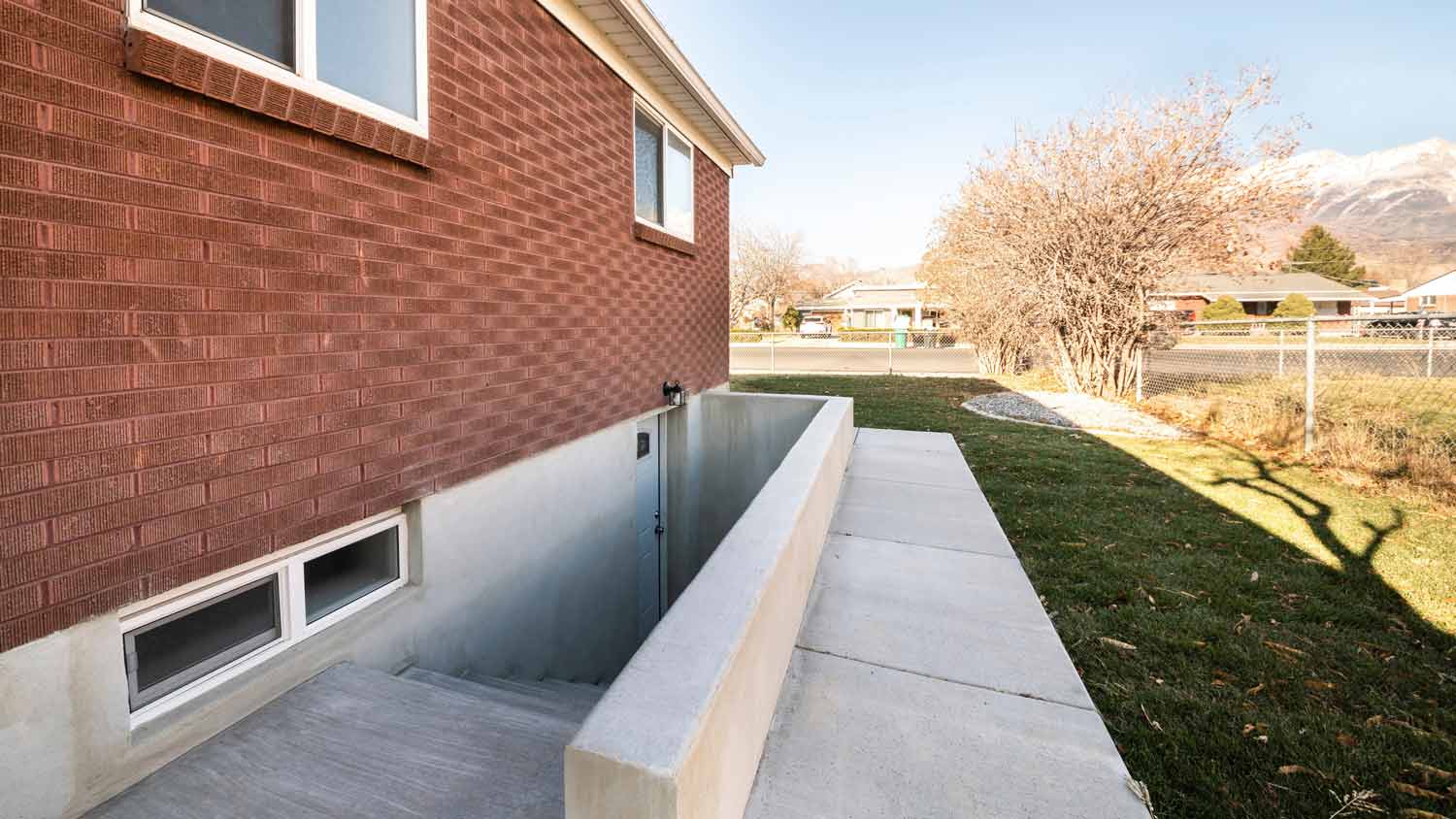 exterior of a house foundation