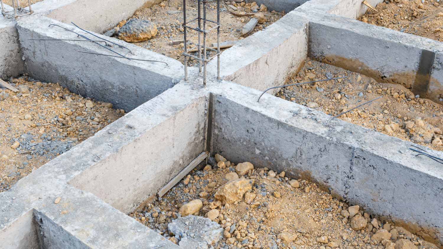 Foundation for house building