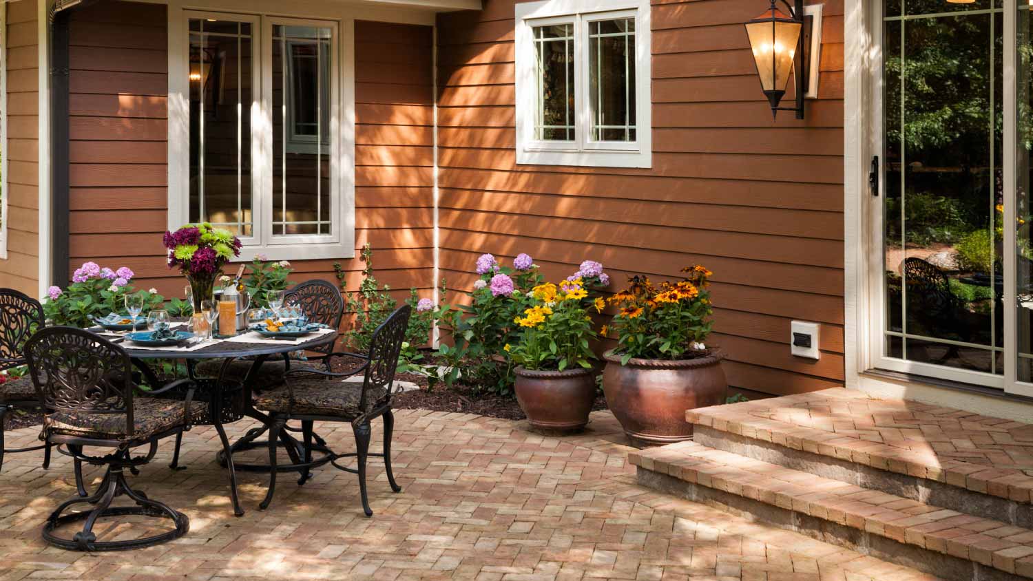 Home backyard patio