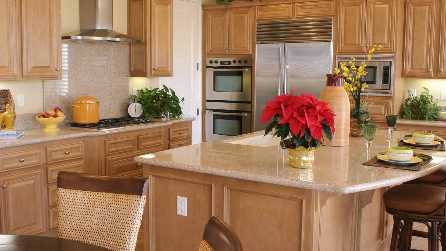 Kitchen in earth tones