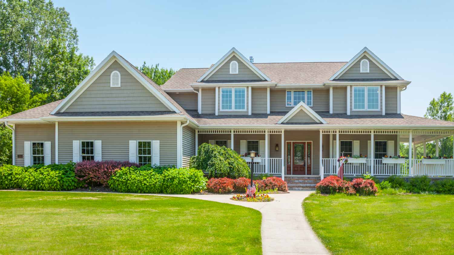 House with covered porch